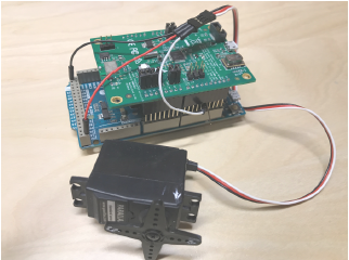 5| GridEye sensor controlled servo