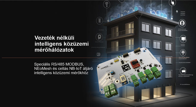 6. ábra Vezetékmentes épületautomatizálási rendszer